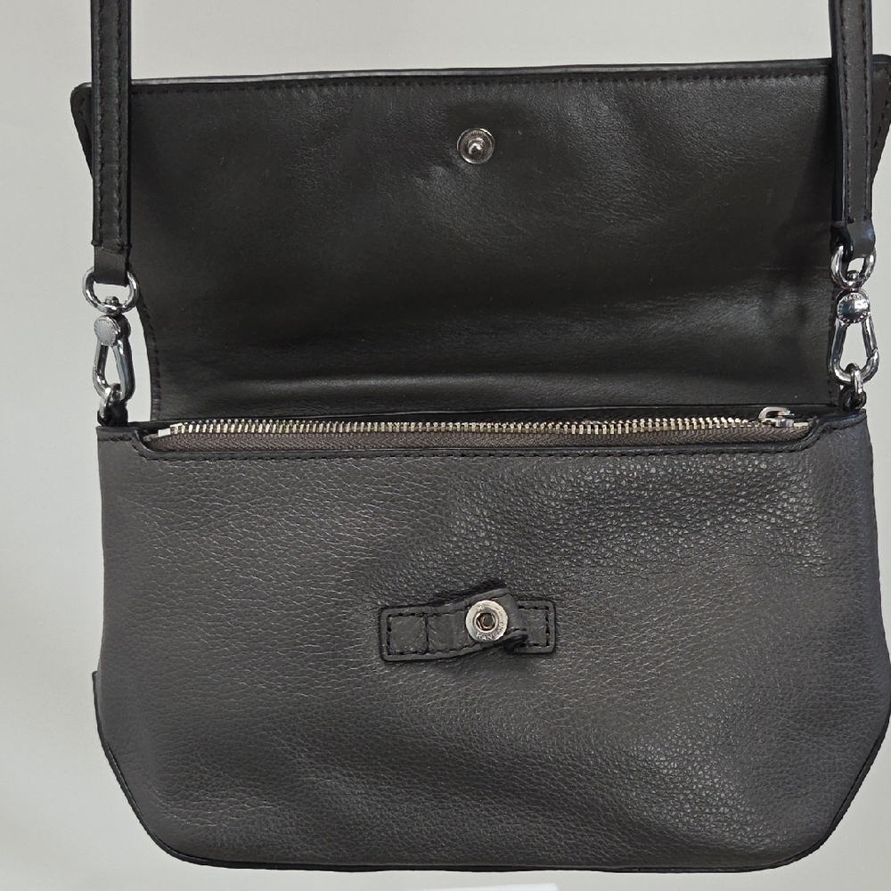 Marc Jacobs Charcoal Leather Crossbody Bag - Picture 6 of 11